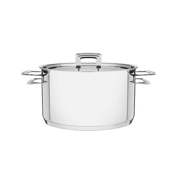 Caçarola Funda Inox Triplo 24Cm Lar 6,1L Tramontina 62404240
