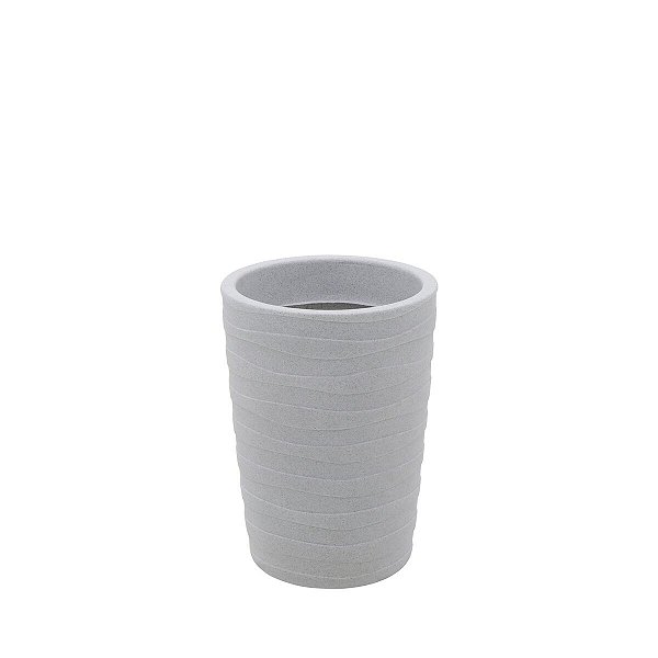 Vaso Cachepo Grego Pequeno Mámore Branco Tramontina 92782010