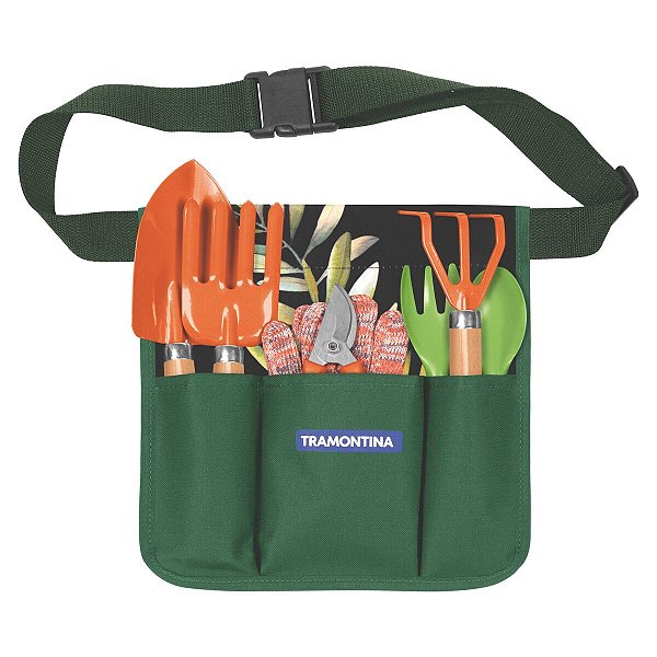 Kit Bolsa Ferramentas Jardim Jardinagem Tramontina 78119801