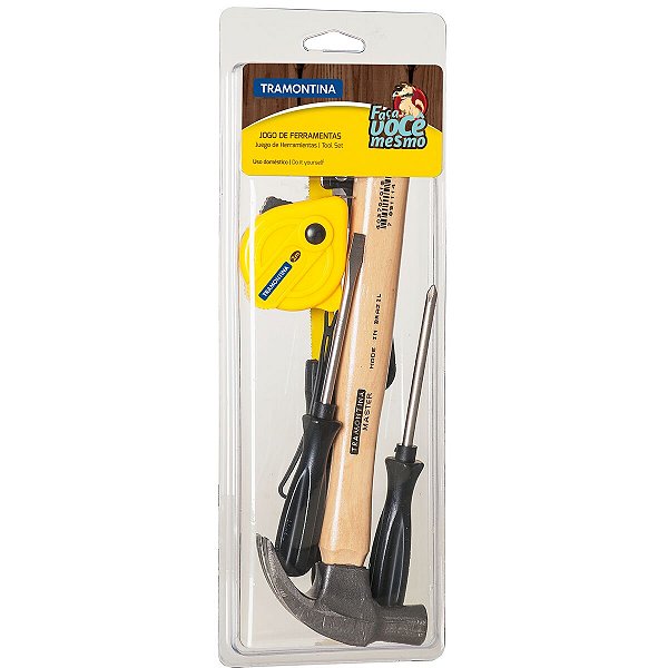 Kit Ferramentas 5 Pcs Tramontina 43408137