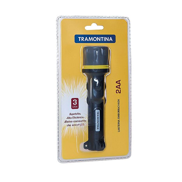 Lanterna 3 Lampada Led Plastica 2Aa Tramontina 43757300