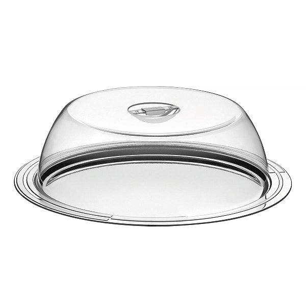 Porta Bolo Torta Inox 33Cm 2Pç Ciclo Tramontina 64510080
