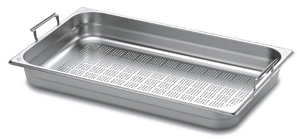 Cuba Vapor Inox Perfurada 1/1 Com Alca 9L Tramontin 61081060