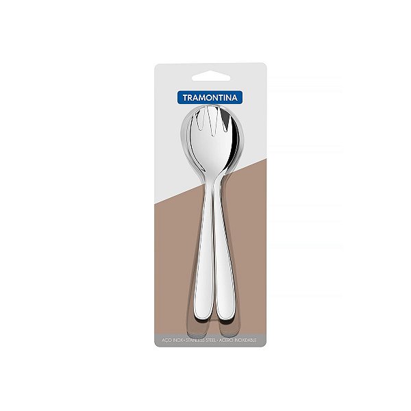 Talher Colher Salada Aco Inox Maresias Tramontina 66902121