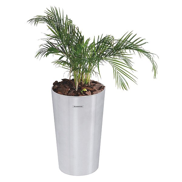 Cachepo Vaso Inox Konika 44 Tramontina 94540734