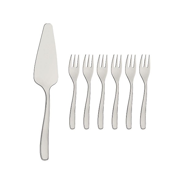 Jogo Aco Inox Torta Bolo 7Pçs Maresias Tramontina 66902606