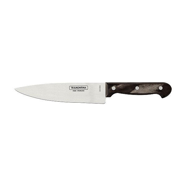 Faca Para Carne Inox 7 Polywood Madeira Tramontina 21131197