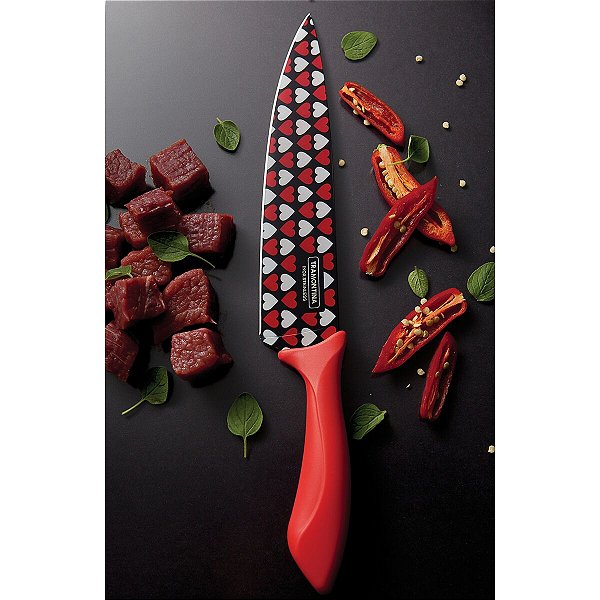 Faca Para Carne Inox 8 Color Cut Tramontina 23034178