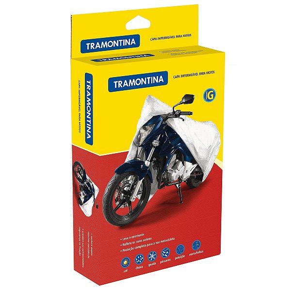 Capa Lona Impermeavel Para Moto Grande Tramontina 43782003