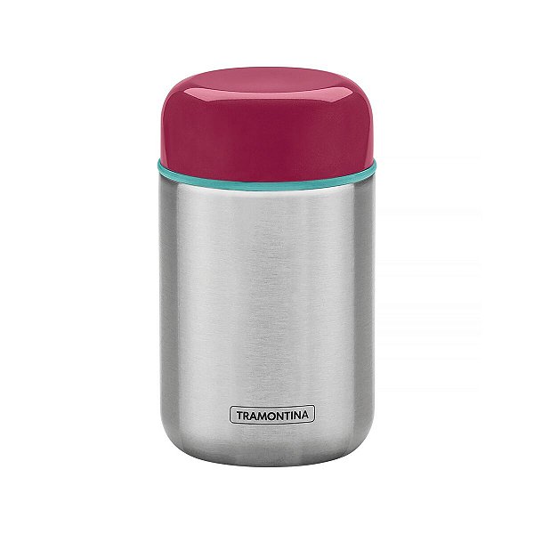 Pote Termico Inox 0,4L Tampa Rosa Tramontina 61648445