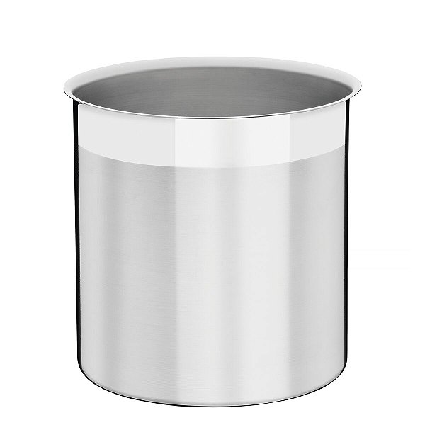 Pote Armazenar Inox Sem Tampa Plástica Ø 16Cm 61227161