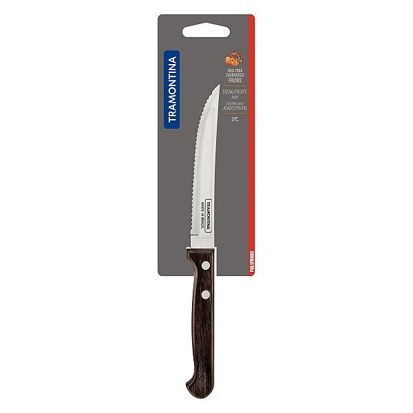 Faca Churrasco Inox 5 Polywood 21122195