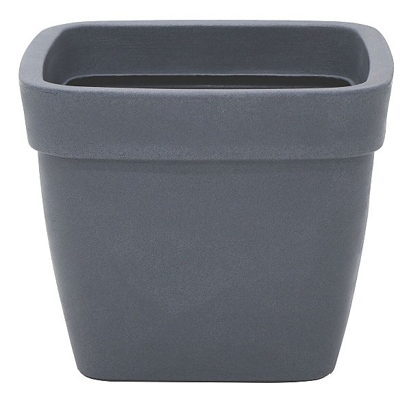 Vaso Romano Tramontina Em Polietileno Grafite 38 Cm 92790007