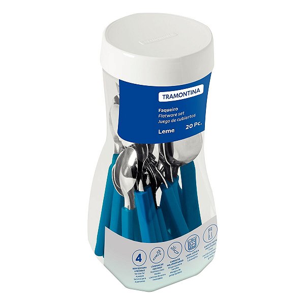 Faqueiro Tramontina Leme Lâminas Inox Tramontina 23198918