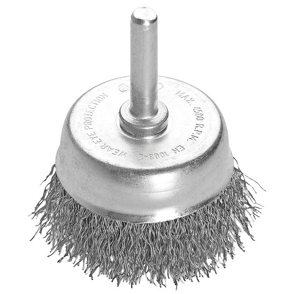 Escova Tipo Copo Arame Ondulado Com Haste 3X1/4'' 45008103