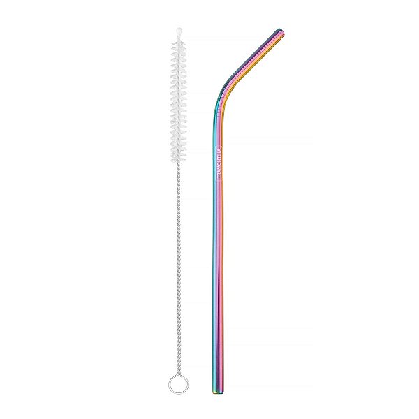 Canudo Rosa Aco Inox C/Escova Tramontina 64600145