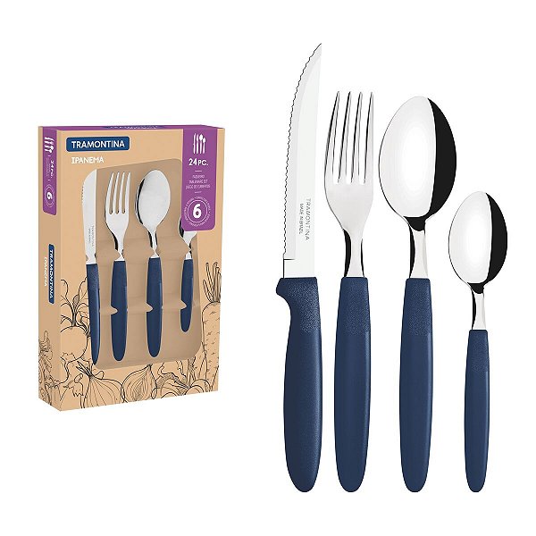 Faqueiro Inox 24Pc Ipanema 23398172