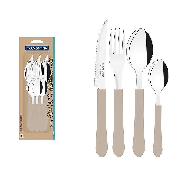 Faqueiro Tramontina Leme Lâminas Inox Tramontina 23198339