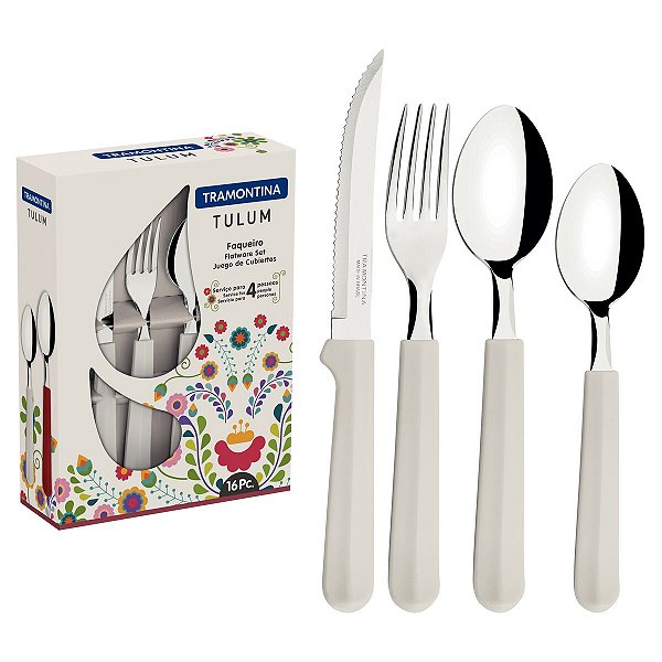 Faqueiro Inox 16Pc Tulum Bra 23299885