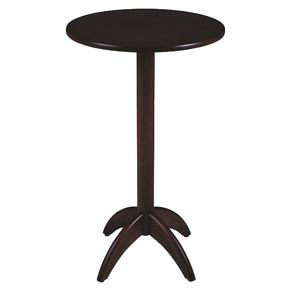 Mesa De Madeira Redonda Bistrô Viena 60Cm Tabaco 14006460