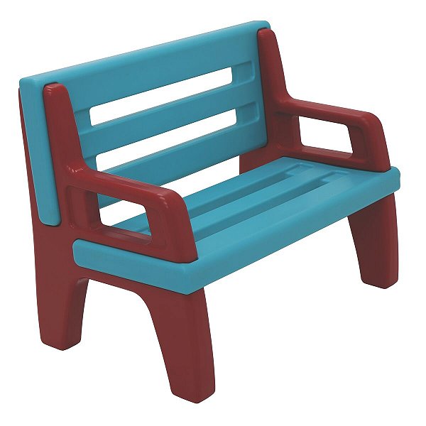 Banco Infantil Tramontina Pause Em Polietileno Azul 92386002