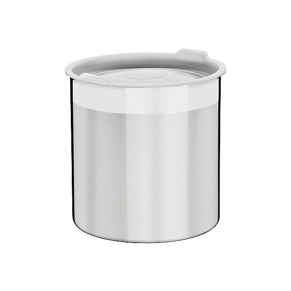 Pote Armazenar Inox Tampa Plástica Ø 16Cm 61227160