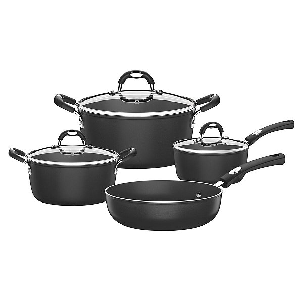 Jogo Panela 4Pc Monaco Indução Preto Tramontina 28799001