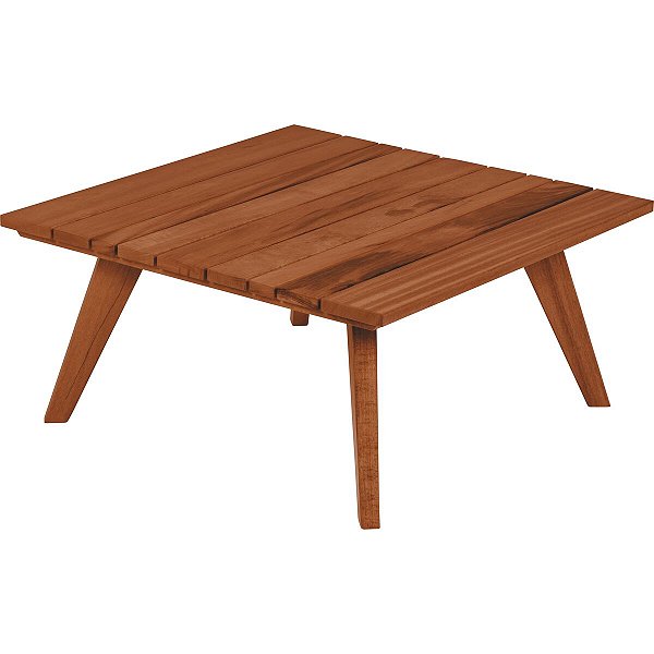 Mesa De Centro De Madeira Muiracatiara - Toscana 13908101