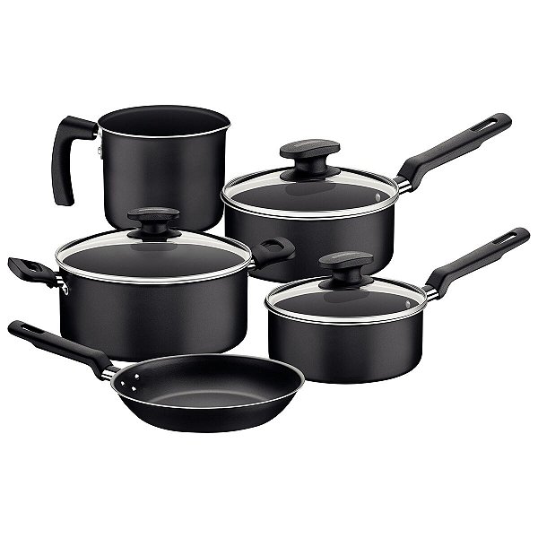 Jogo Panelas Alum 5Pc Loreto Gra 20399082