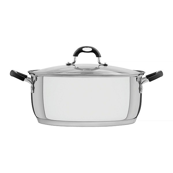 Cacarola Rasa Inox Astro Silicone 30cm Tramontina 62123300