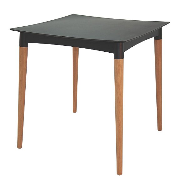 Mesa Diana Pés De Madeira Preta 92353009