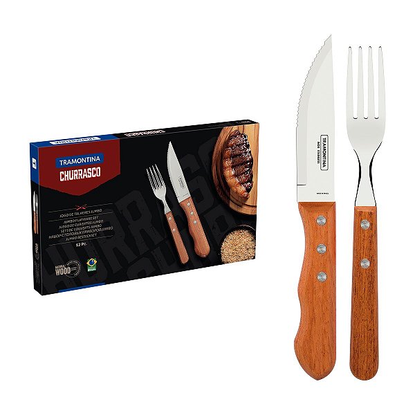 Jogo Churrasco Inox 12Pc 22399063