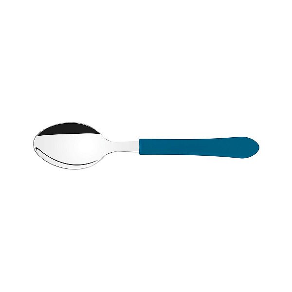 Colher Sobremesa Inox Leme Azul Tramontina 23186490