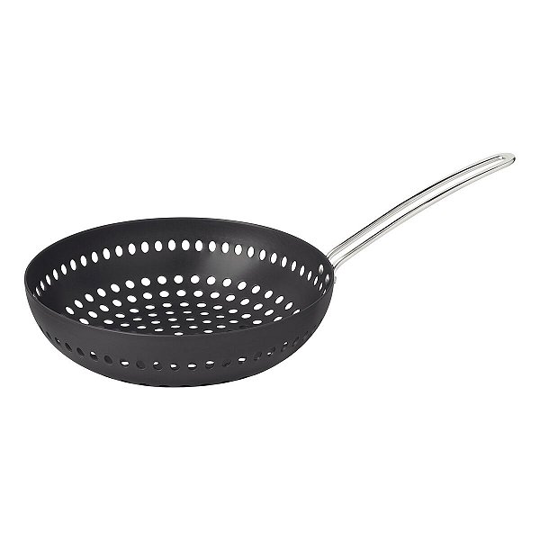 Grelha Wok Furada Alumínio 26Cm C/Cabo Tramontina 20847026
