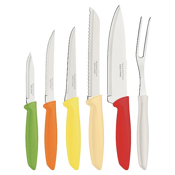 Jogo Facas Inox 6Pc Plenus Mis Tramontina 23498951