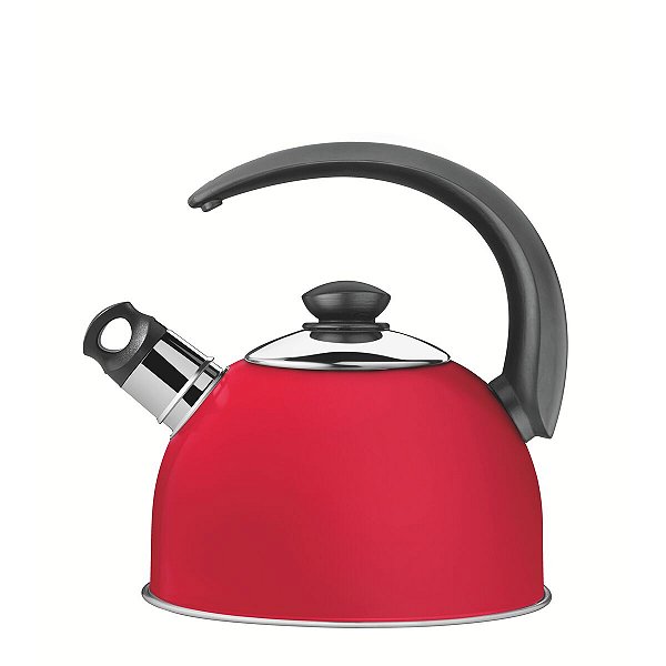 Chaleira Aco Inox 2,1L Verm.C/Apito 61483063