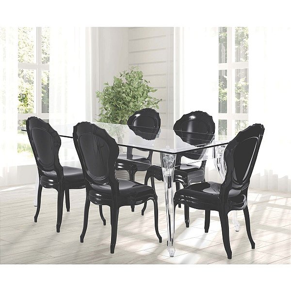 Mesa Belle Époque Transparente 92390011