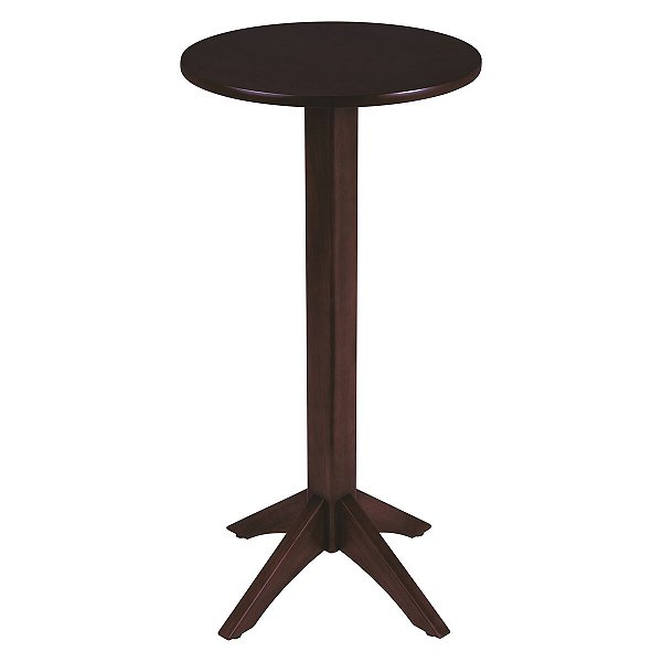 Mesa De Madeira Redonda Bistrô London 50Cm Tabaco 14066450