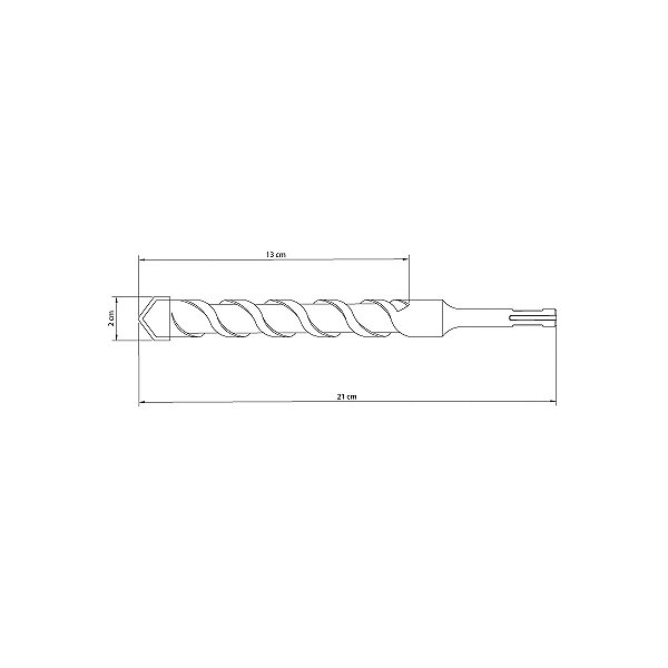 Broca Sds Plus 20X130X210Mm 43148143
