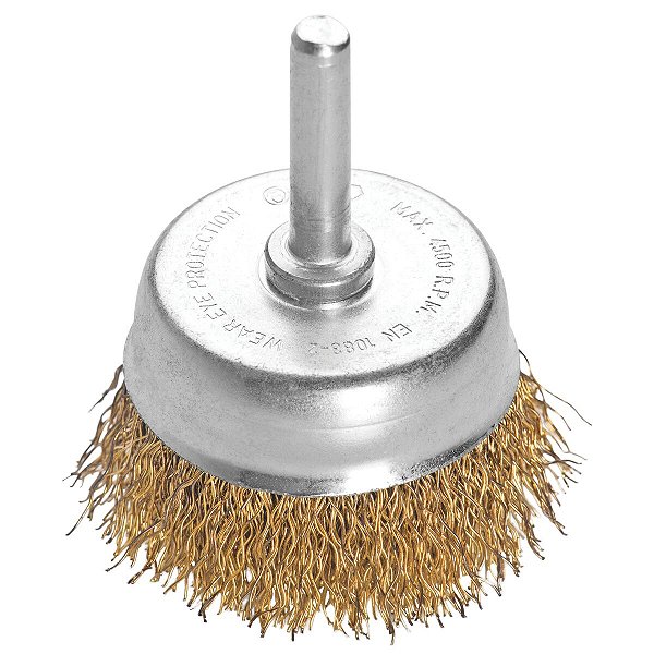 Escova Tipo Copo Arame Ondulado Com Haste 2X1/4'' 45007102