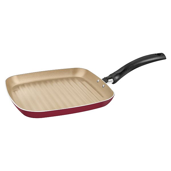 Bistequeira Alumínio 24Cm Turim Vermelho Tramontina 20274724