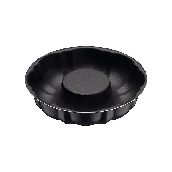 Forma Bolo Alumínio 24Cm Brasil Preto Tramontina 20074024