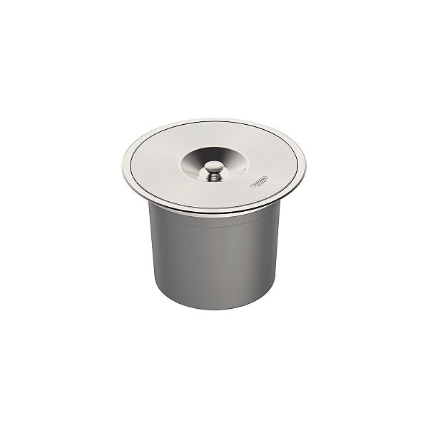Lixeira Inox Embutir Pia Cuba Clean 8L Tramontina 94518000