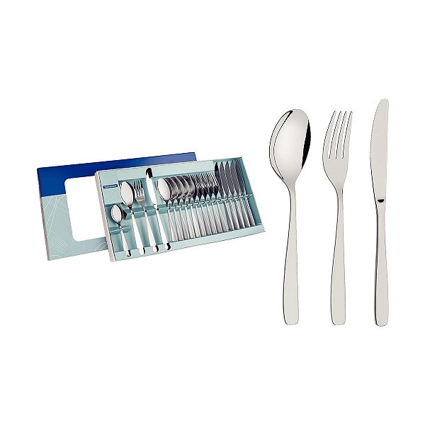 Faqueiro Talheres Inox 24 Peças Cosmos Tramontina 66950017