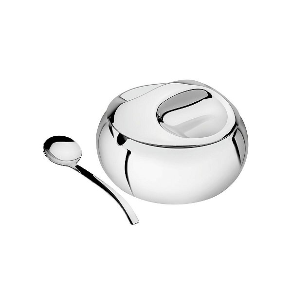 Açucareiro Porta Açúcar Pote Inox 320Ml Tramontina 64400500
