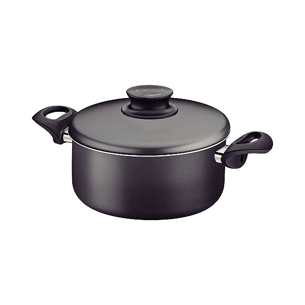 Panela Caçarola Preta 22Cm Paris Lar 4L Tramontina 20520622