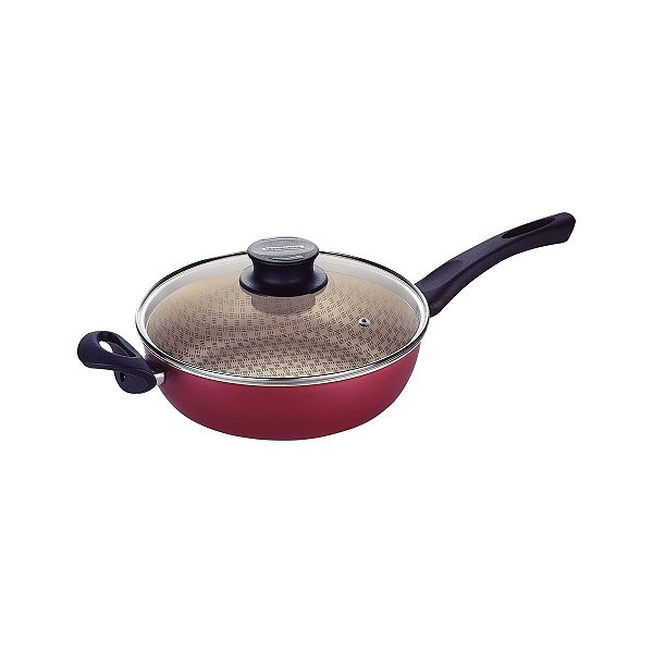 Frigideira Funda Tampa Vidro 24Cm Paris Tramontina 20510724