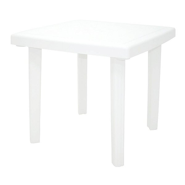 Mesa Plastica Quadrada Ilheus Branca Tramontina 92306010
