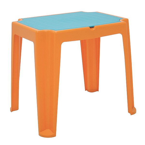 Mesa Infantil Vice Versa Laranja Azul Tramontina 92340097