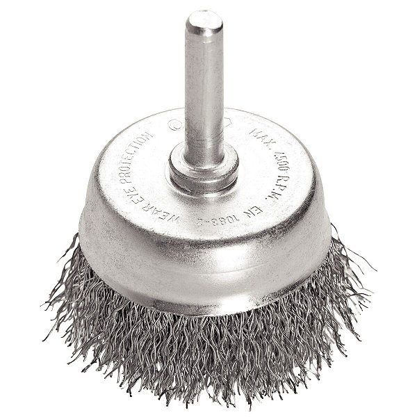 Escova Tipo Copo Arame Ondulado Haste 2X1/4'' Tra 42598102